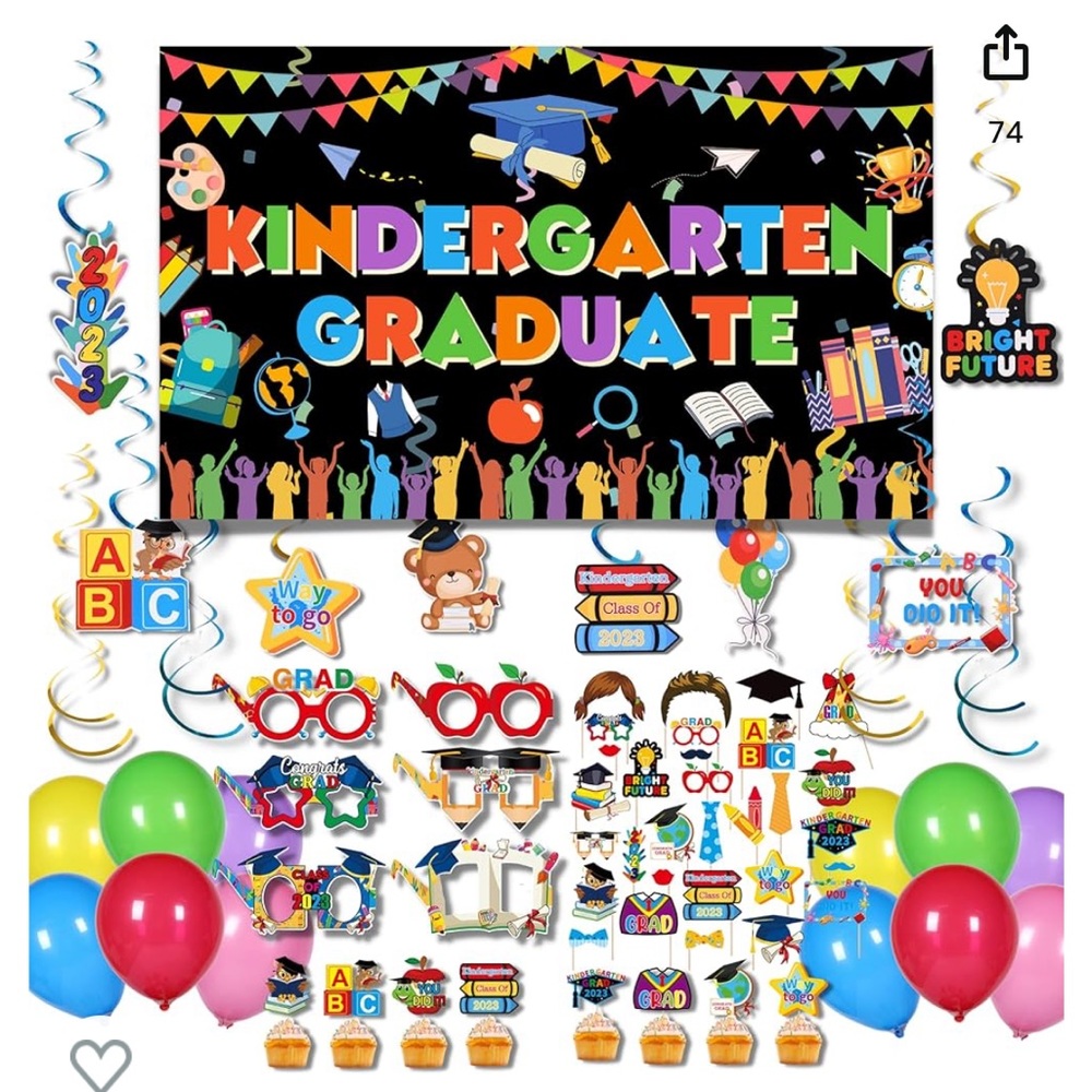 Kindergarten graduation decor new